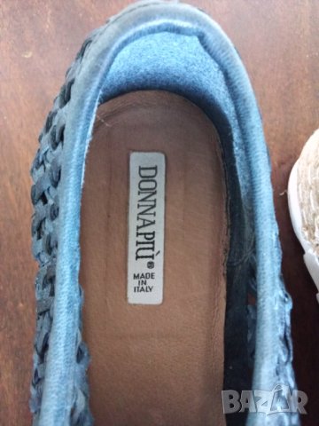 Дамски обувки, италиански, плетени,летни,кожени, снимка 1