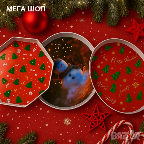 Практична Коледна табла с елхички