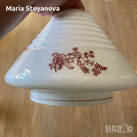 Стъклен пендел/лампа, снимка 3 - Лампи за таван - 48104475