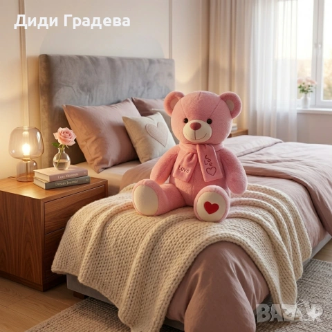 Голямо плюшено мече, снимка 6 - Плюшени играчки - 54100836