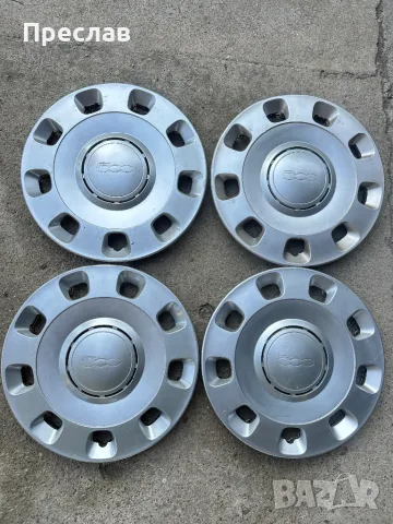 4 броя оригинални тасове за Fiat 500 14