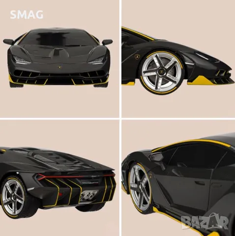 Автомобил с дистанционно управление Lamborghini Centenario черен с джойстик S_1200062, снимка 3 - Коли, камиони, мотори, писти - 47923041