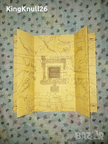 Автентична реплика на Хитроумната карта Хари Потър , снимка 2 - Колекции - 50166630