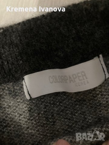 Пуловер с вълна и кашмир, снимка 2 - Блузи с дълъг ръкав и пуловери - 39738153