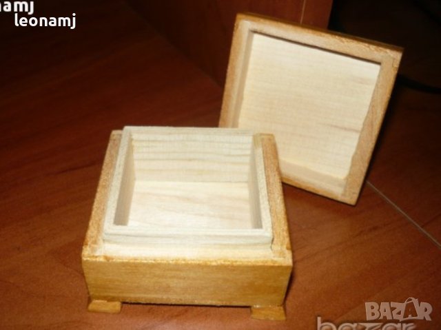 Ръчно изработени дървени кутийки от липа