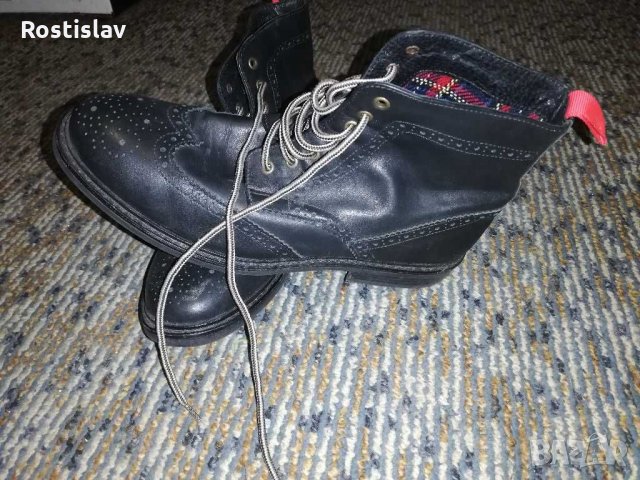 Португалски боти от естествена кожа 43номер 28см дължина на стелките! 