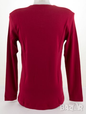 Мъжка памучна блуза в цвят бордо Felix Hardy - 2XL, снимка 3 - Блузи - 42605268