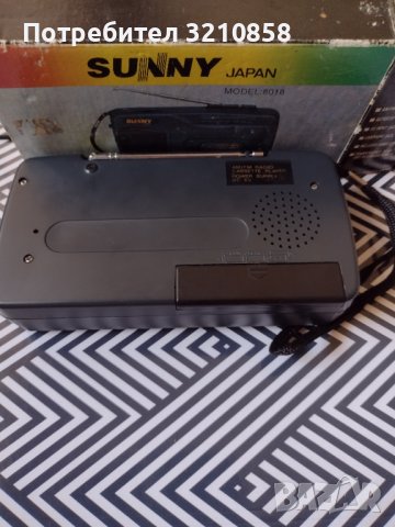 ,,SUNNY"портативен радиокасетофн ,японски, снимка 4 - Антикварни и старинни предмети - 36784941