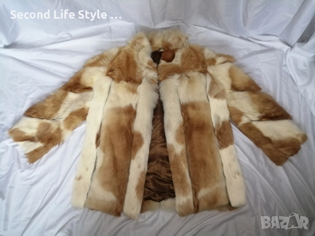Винтидж луксозно дамско палто от естествен косъм – Baewolf Exclusive р-р M 