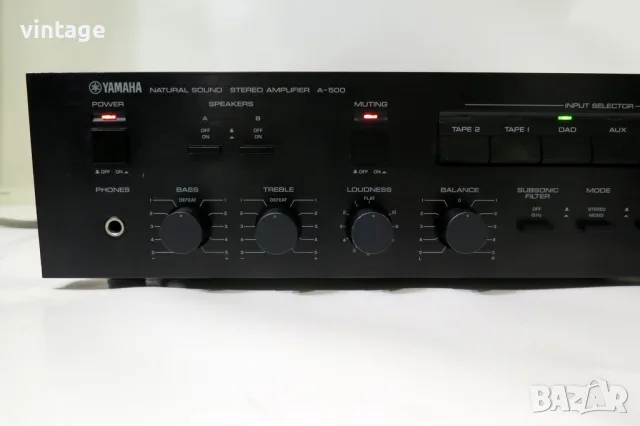 Yamaha A-500 Stereo Integrated Amplifier, снимка 2 - Ресийвъри, усилватели, смесителни пултове - 56414302