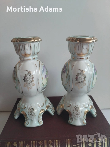 Комплект винтидж свещници, снимка 2 - Колекции - 52841351