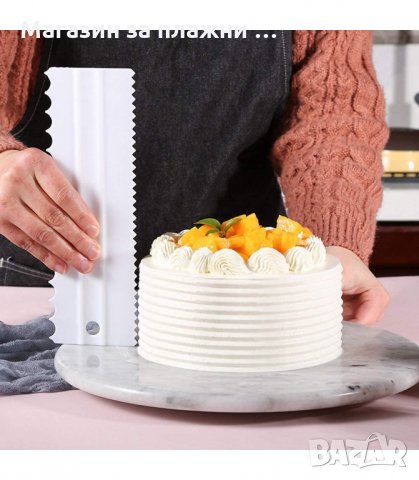 ДВУСТРАННИ СЛАДКАРСКИ ШПАТУЛИ ЗА ТОРТИ, КОМПЛЕКТ ОТ 4 БРОЯ - код 3131, снимка 5 - Други - 34129049