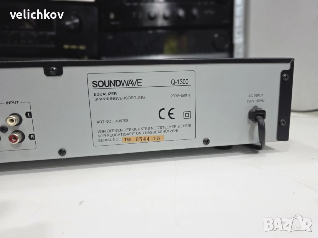 Soundwave Q-1300 – графичен еквалайзер за истински контрол! 🎚️🎶, снимка 6 - Еквалайзери - 52718390