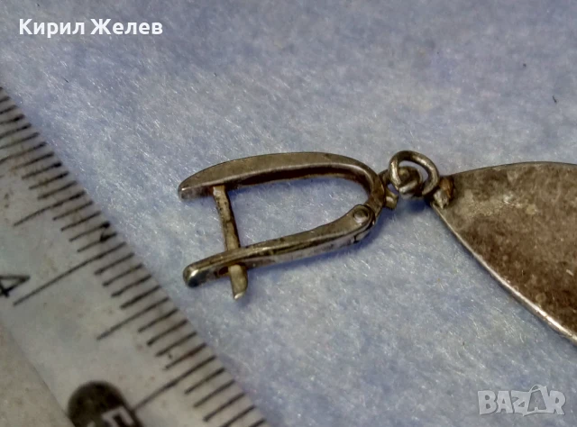 ШАРМАНТНА СТИЛНО ОРНАМЕНТИРАНА СРЕБЪРНА ОБЕЦА СРЕБРО 925 РЪЧНА АРТ ИЗРАБОТКА 43999, снимка 9 - Обеци - 50532264