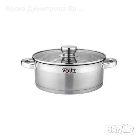 Тенджера Voltz Плитка, Индукция. Неръждаема стомана