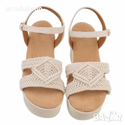Дамски сандали на платформа, 4цвята , снимка 13 - Сандали - 50319393