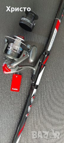 НОВО! 6м или 4м болонеза въдица с макара и влакно, риболов такъм , снимка 8 - Такъми - 42453992