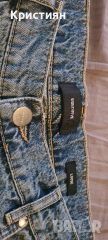 Мъжки дънкови панталони EIGHTHYFIVE - LOOSE FIT, снимка 6 - Дънки - 52015785