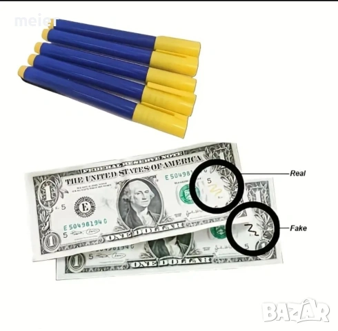 Писалка за откриване на фалшиви пари, снимка 4 - Други ценни предмети - 53179068