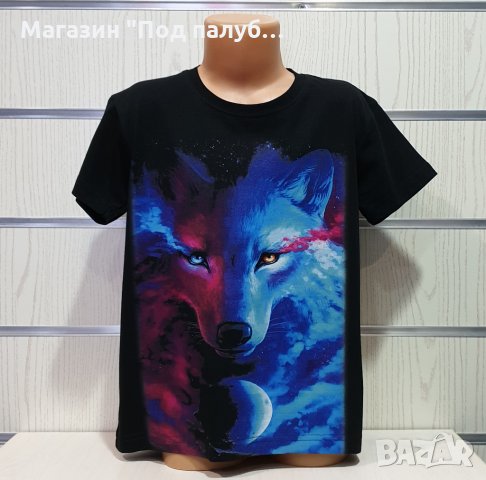 Нова детска тениска с дигитален печат Вълк, GALAXY WOLF, Серия вълци, снимка 9 - Детски тениски и потници - 29902481