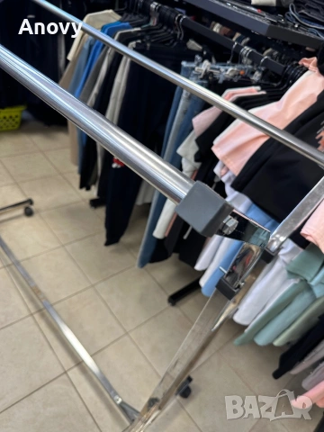 Двоен щендер за дрехи – метален – 40€ , снимка 2 - Стелажи и щандове - 54183506