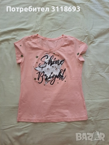 Дамска елегантна блуза с къс ръкав 