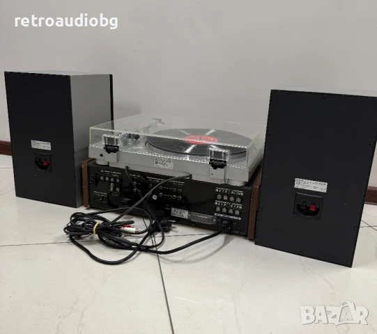 🔊Винтидж аудио сет SONY ресивър + грамофон + колони🔊, снимка 5 - Аудиосистеми - 50860542