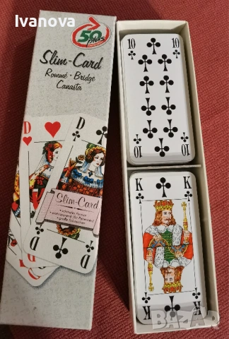 Комплект немски карти слим