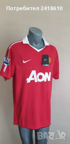 Nike Dri - Fit Man United Rooney # 10 Mens Size L НОВО! ОРИГИНАЛ! Мъжка Тениска!, снимка 4 - Тениски - 51179193