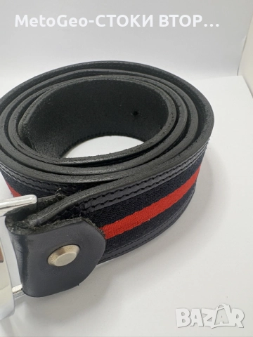 Оригинален колан на GUCCI made in italy естествена кожа, снимка 3 - Колани - 55850685