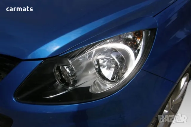 Вежди за фарове за Opel Corsa D (2006-2014) - EU - Черни