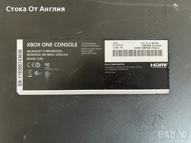 Конзола - Xbox ONE , снимка 3 - Xbox конзоли - 48405005
