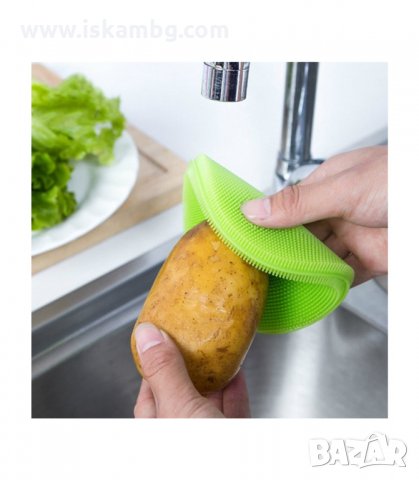 МУЛТИФУНКЦИОНАЛНА СИЛИКОНОВА КУХНЕНСКА ГЪБА BETTER SPONGE - код 2161, снимка 4 - Аксесоари за кухня - 33948276