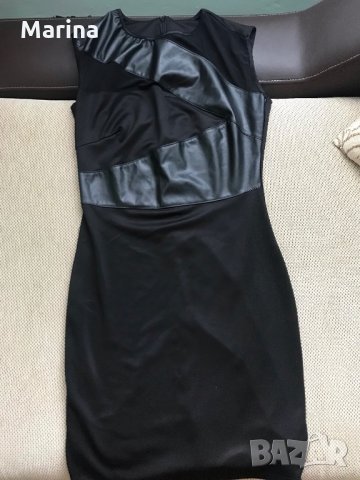 Дамска черна рокля, снимка 2 - Рокли - 29698873