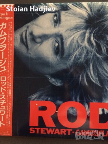 ROD STEWART-CAMOUFLAGE,LP,made in Japan 