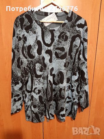 НОВО! Размер 58-4xl Страхотна блузка от фино плетиво,топла,мека,БГ произв., снимка 3 - Блузи с дълъг ръкав и пуловери - 35361986