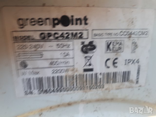 Продавам програматор за пералня  greenpoint GPC42M2, снимка 2 - Перални - 35419399