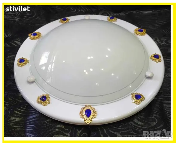 ПЛАФОН СЪРЦЕ + СИНЯ КАПКА  - НОВО- 3D ЕФЕКТ., снимка 2 - Лампи за таван - 47360436