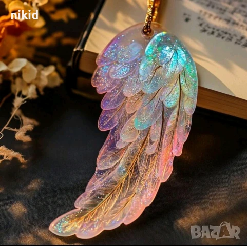 Голямо крило пера силиконов молд форма фондан шоколад декор украса, снимка 3 - Форми - 51371797