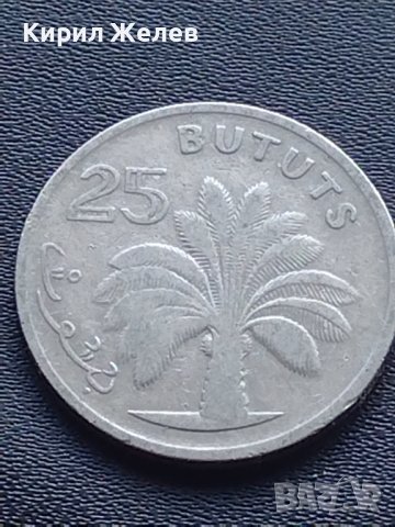 Монета 25 bututs1971г. GAMBIA рядка за КОЛЕКЦИОНЕРИ 41114