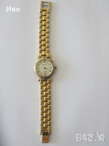 Дамски ретро часовник Certina Tangaro Quartz, позлатен