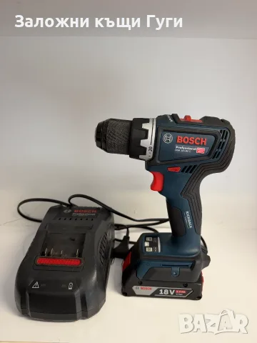 Акумулаторен винтоверт Bosch GSR 18V-90 с батерия 18V и зарядно