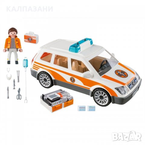 Playmobil Кола за спешна помощ със звукови и светлинни ефекти 70050, снимка 4 - Конструктори - 34925465