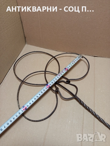 Соц Стара Българска Тупалка За Килими. , снимка 11 - Антикварни и старинни предмети - 52794960