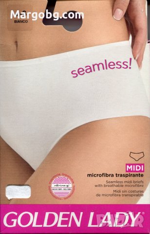 Дамска безшевна бикина тип Midi - дълбока Golden Lady–микрофибър