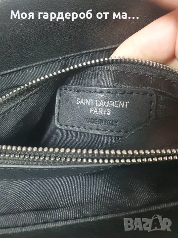 Чанта YSL черна кожа , снимка 4 - Чанти - 56329403