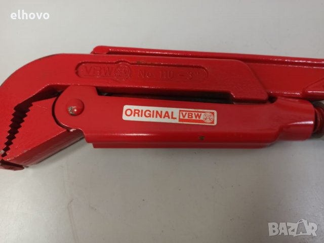Тръбен ключ ORIGINAL VBW No.110-3'', снимка 2 - Ключове - 31214443