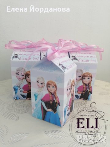 Подаръчни кутийки с Елза и Анна , снимка 3 - Други - 44363617
