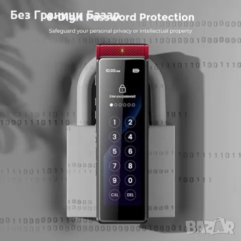 Нов цифров Интелигентен 40GB аудио рекордер с гласово активиране, снимка 7 - Други - 48240139