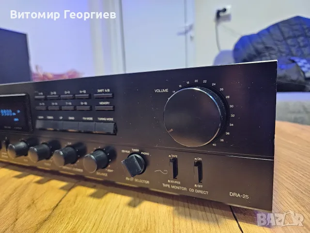 Усилвател Denon DRA-25, снимка 3 - Ресийвъри, усилватели, смесителни пултове - 56246015